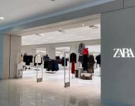 Ingreso del local de Zara en San Marino Shopping.