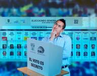 Papeleta electoral con 17 binomios presidenciales