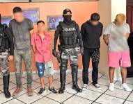 Cinco hombres fueron detenidos por el robo de USD 25 000 en una casa de Portoviejo, en Manabí.