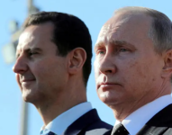 El derrocado presidente de Siria junto a Vladimir Putin.