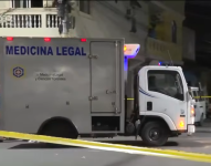Imagen referencial. Foto de un carro de Medicina Legal arribando a una escena de crimen en la provincia del Guayas.