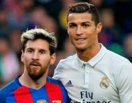 Messi y Cristiano en un partido de La Liga.