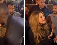 Captura de pantalla del video entre Shakira y el fan desconocido.