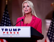 Pam Bondi en la Convención Nacional Republicana de 2020, como fiscal general de Florida.