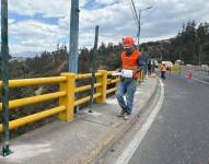 Puente de Gualo en la avenida Simón Bolívar, norte de Quito.