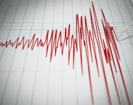 Imagen referencial de un sismógrafo que registra un temblor