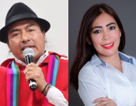 Leonidas Iza y Katiuska Molina serán compañeros de fórmula de cara a las elecciones generales de 2025.