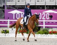 Nicolás Wettstein en su participación en Tokyo 2020