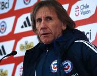 Entrenador de la Selección de Chile, Ricardo Graeca, en rueda de prensa