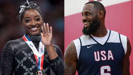 Simone Biles y Lebron James, estrellas del USA Team.