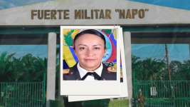 El presunto femicidio ocurrió en el Fuerte Militar Napo, en Orellana.