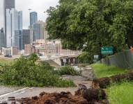 Daños causados por la tormenta en Texas, Estados Unidos.