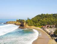 Imagen de la playa de Montañita, un lugar turístico para las vacaciones.