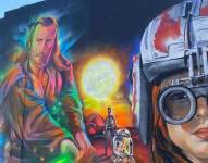 Mural de Star Wars en Perú