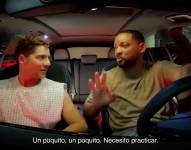 Captura de pantalla del video entre David Bisbal y Will Smith.