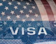 Imagen referencial de visa americana.