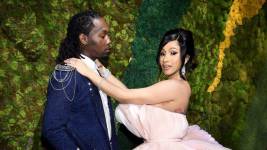 Fotografía de Cardi B y el rapero Offset