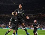 Virgil Van Dijk, celebrando su gol.