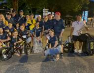 21 familiares de Alfredo Campo lo acompañaron en su clasificación a las semifinales en el ciclismo BMX de los Juegos Olímpicos de París 2024.