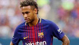 Neymar en su último año con el FC Barcelona.