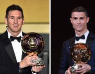 Lionel Messi y Cristiano Ronaldo, figuras del fútbol.