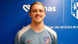 Conor Gallagher vistiendo la camiseta del Atlético de Madrid.