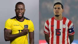 Enner Valencia y Gusto Gómez.