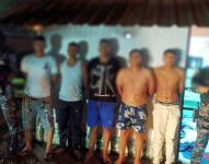Los integrantes de Los Choneros fueron detenidos en las provincias de Guayas y Manabí.