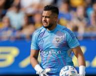 Portero de Boca Juniors, Sergio Romero, en el partido ante River Plate