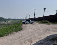 Una patrulla fronteriza cerca del río Bravo o río Grande, en Brownsville, Texas (EE.UU.).
