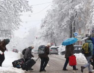 Llegó el invierno con más nieve desde hace más de una década.