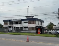 Imagen de un edificio policial en la provincia de Esmeraldas.