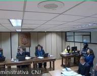 La audiencia se realizó en el edificio de la Corte Nacional de Justicia, en Quito.