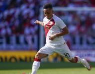 Christian Cueva, jugador de la selección de Perú