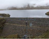 Uno de los embalses que abastecen de agua a Quito.