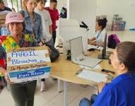 La gente hizo donaciones desde diferentes zonas del Distrito Metropolitano de Quito.