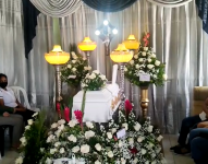 Este jueves se llevaba a cabo el funeral del niño, identificado como Thiago Palma.