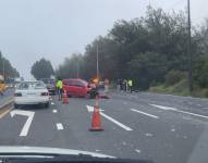 Siniestro de tránsito en la avenida Simón Bolívar, sector El Troje.