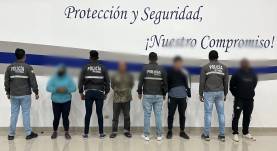 Imagen de los sospechosos detenidos en el operativo.