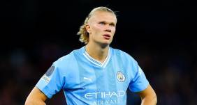 Erling Haaland, delantero del Manchester City.