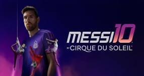 Afiche oficial del Cirque du Soleil Messi 10