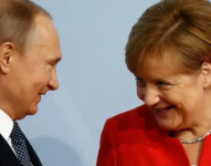 Putin y Merkel en una imagen de 2017.