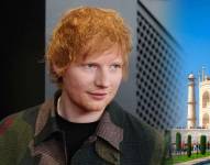 Imagen de archivo de Ed Sheeran y una fotografía referencial de los atractivos turísticos en La India.