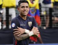 Kendry Páez celebra un gol con Ecuador en la Copa América 2024