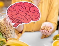 Imagen referencial de alimentos saludables para la salud cerebral.