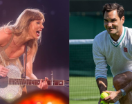 Taylor Swift y Roger Federer