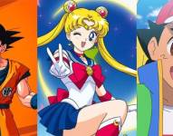 Goku, Serena de Sailor Moon y Ash de Pokémon