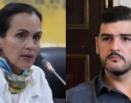 La ministra del Ambiente, Inés Manzano, y el alcalde de Guayaquil, Aquiles Álvarez