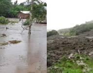 Varios cantones afectados por las intensas lluvias en el país.