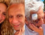 Imágenes de Shakira y su padre, William Mebarak Chadid.